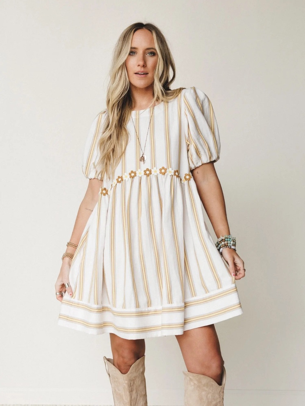 Three Bird Nest Solar Flare Dress Large
